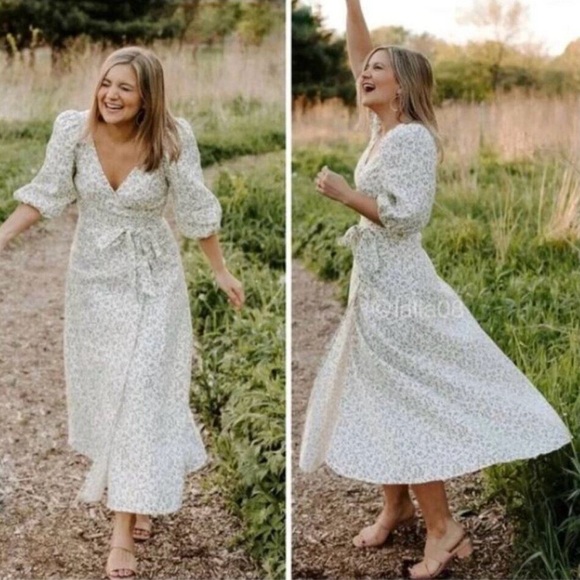 Reformation Mint Linen Dress - Picture 16 of 17